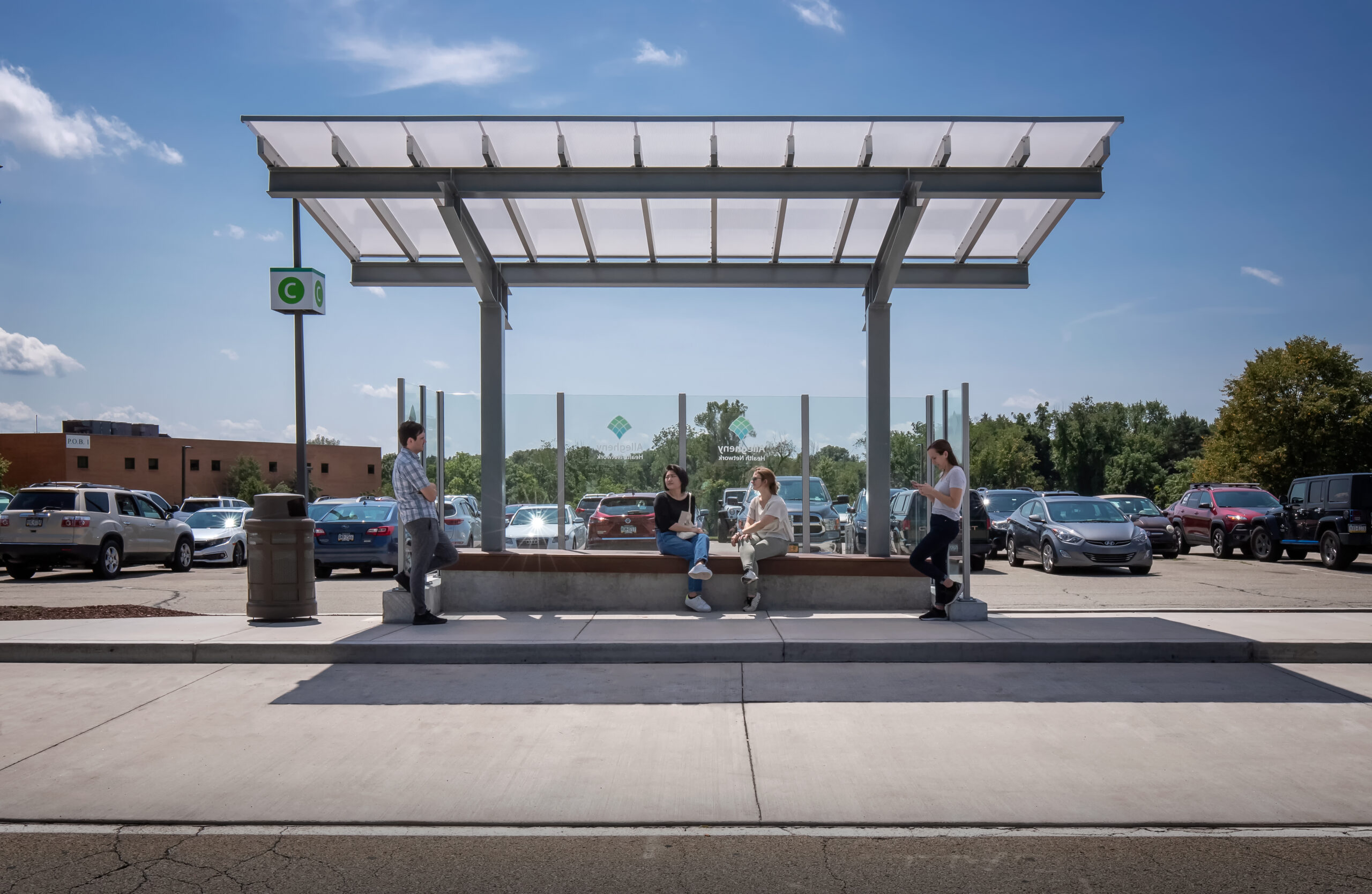 Forbes Regional Hospital Bus Shelter - IKM Architecture